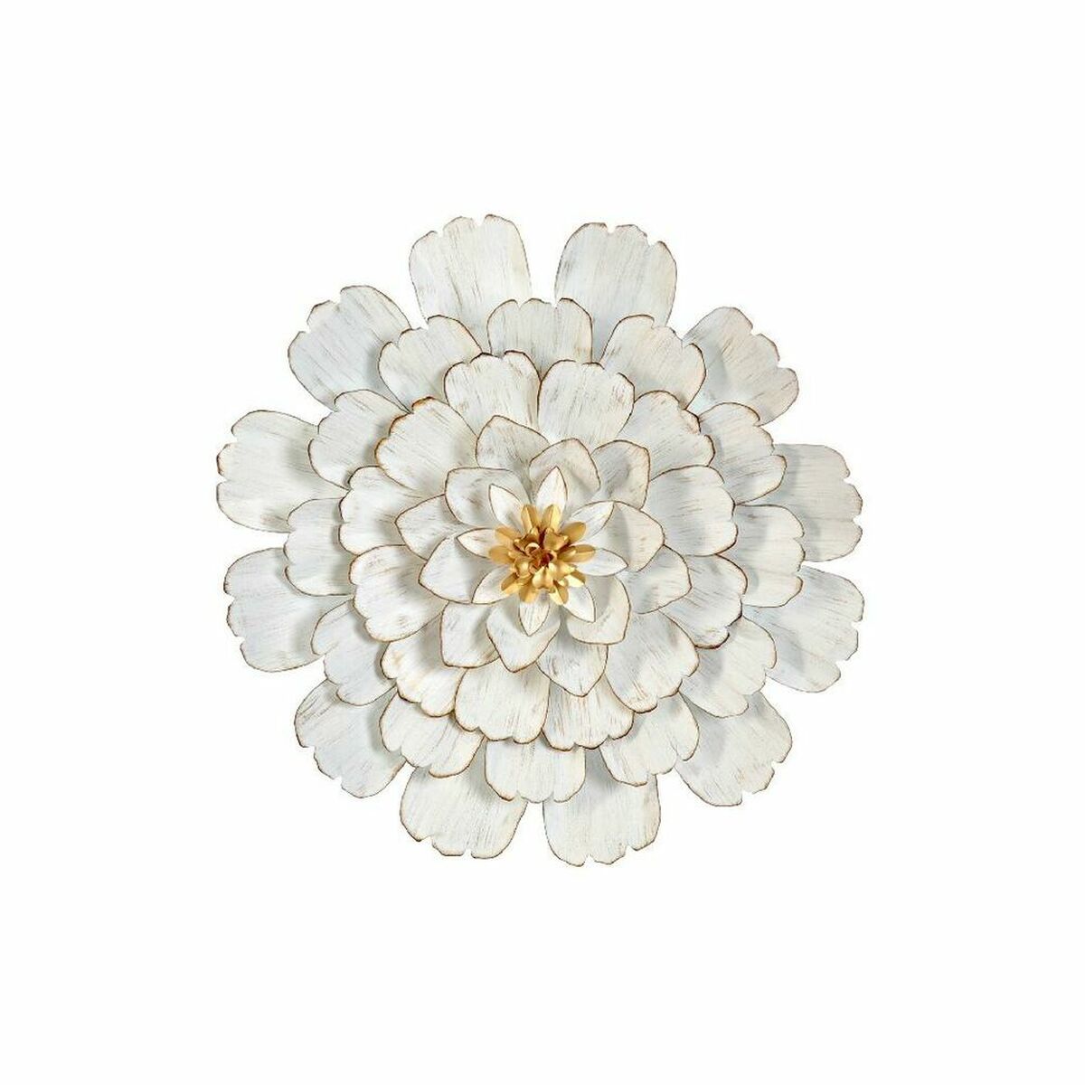 Golden and White Flower for Walls