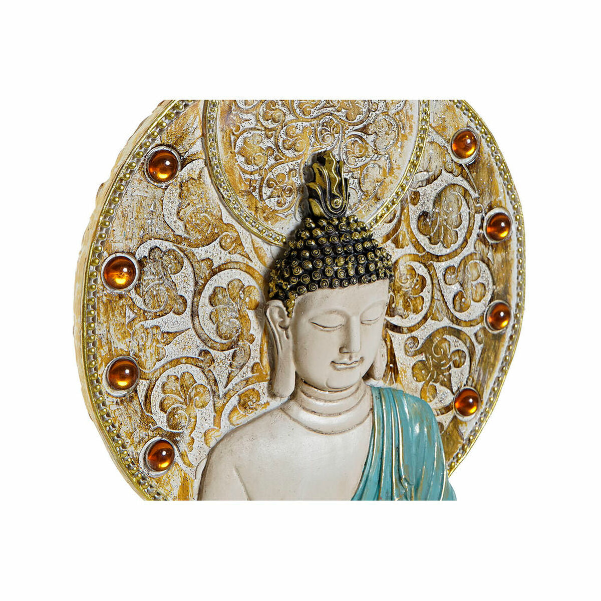 Red Blue Golden Buddha Wall Decoration