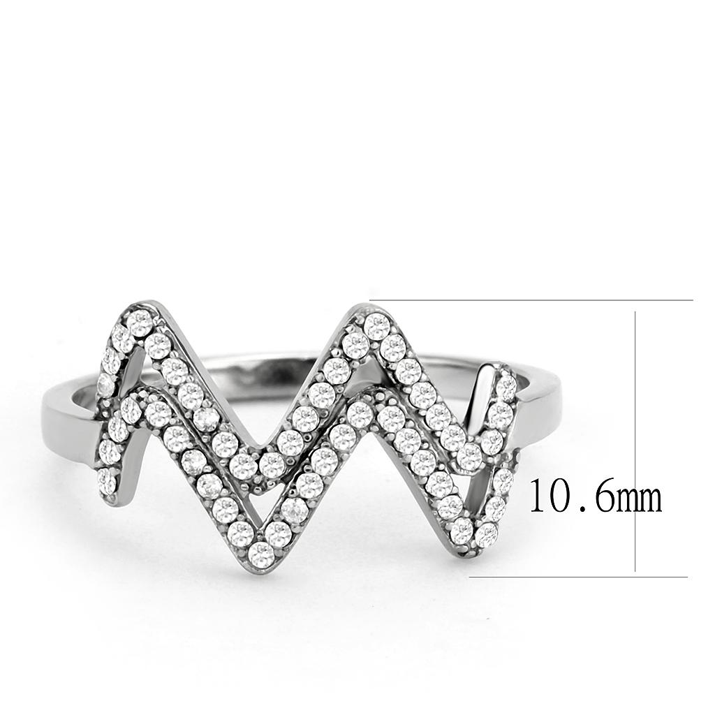 Stainless Steel Ring with Crystals and Crown Design for Men