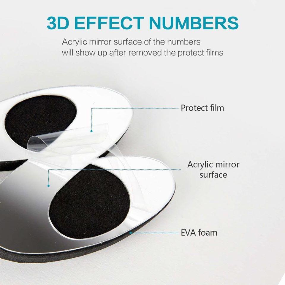 Giant 3D Clock For Home/Office Decoration
