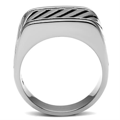 Stainless Steel Lined Ring for Men