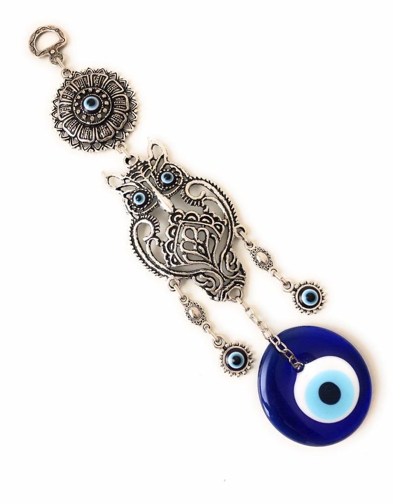Owl wall hanging Evil Eye Decoration