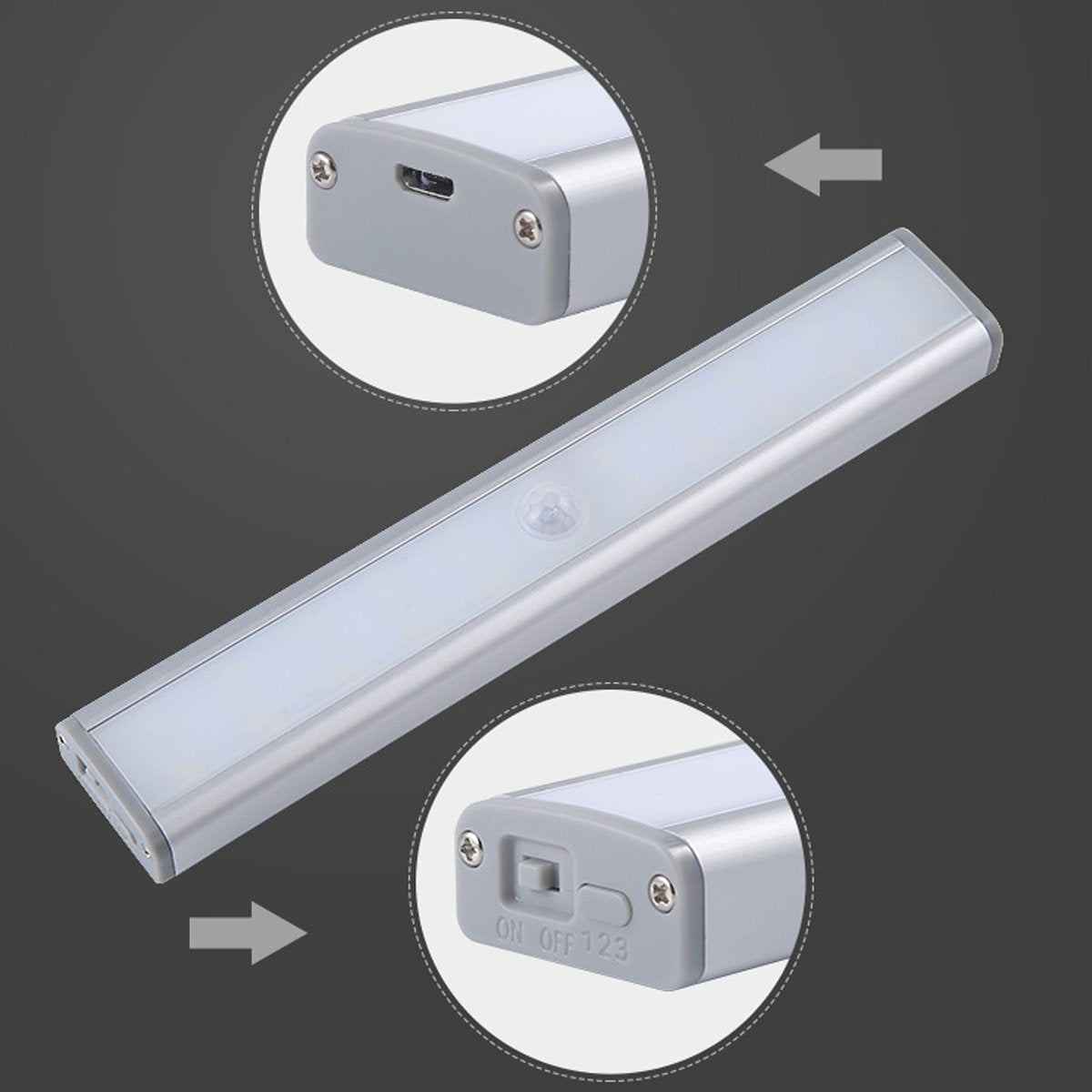 Let There Be Light 20 Motion LED Lights with Rechargeable Battery