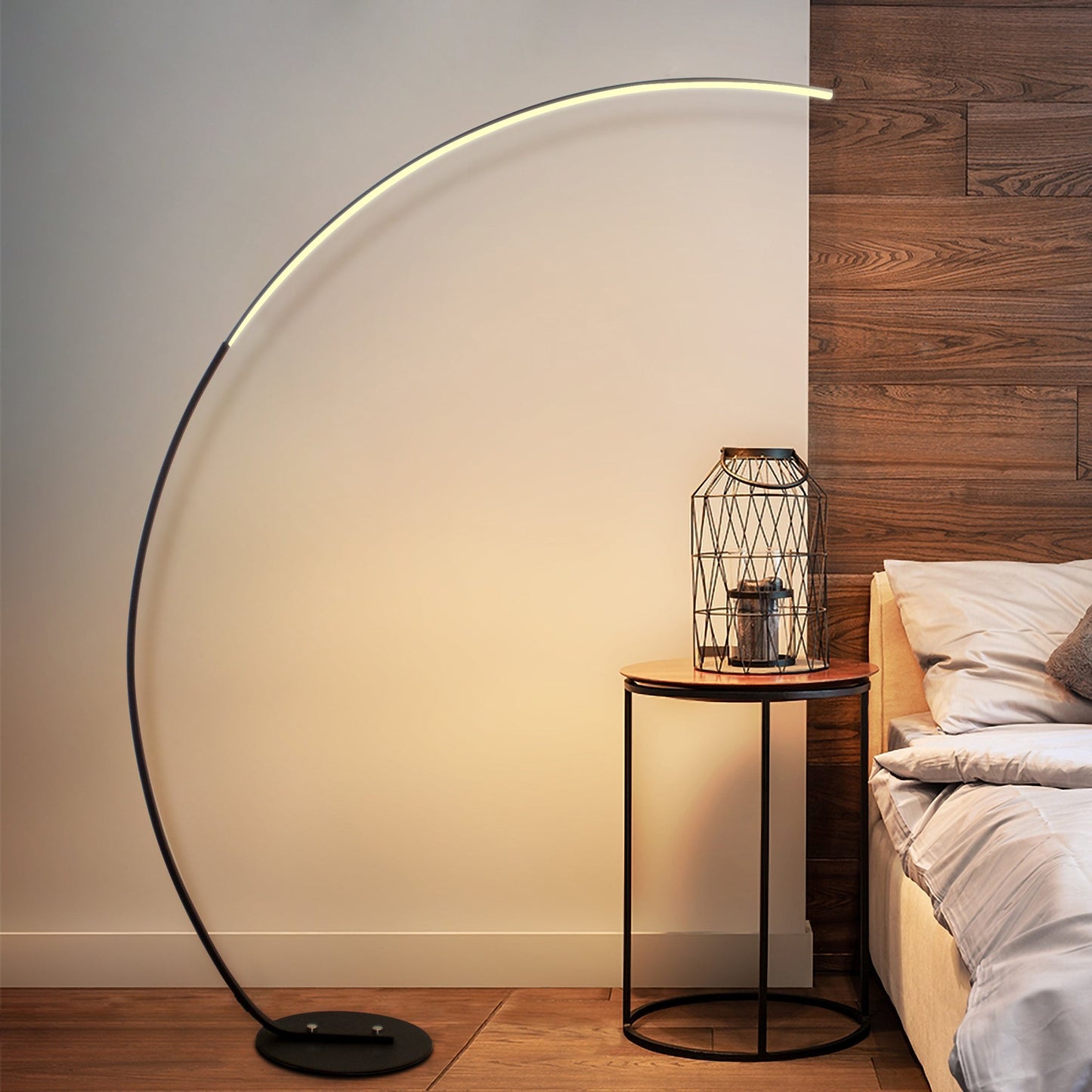 RGBW Modern Curve Floor Lamp for Ambience