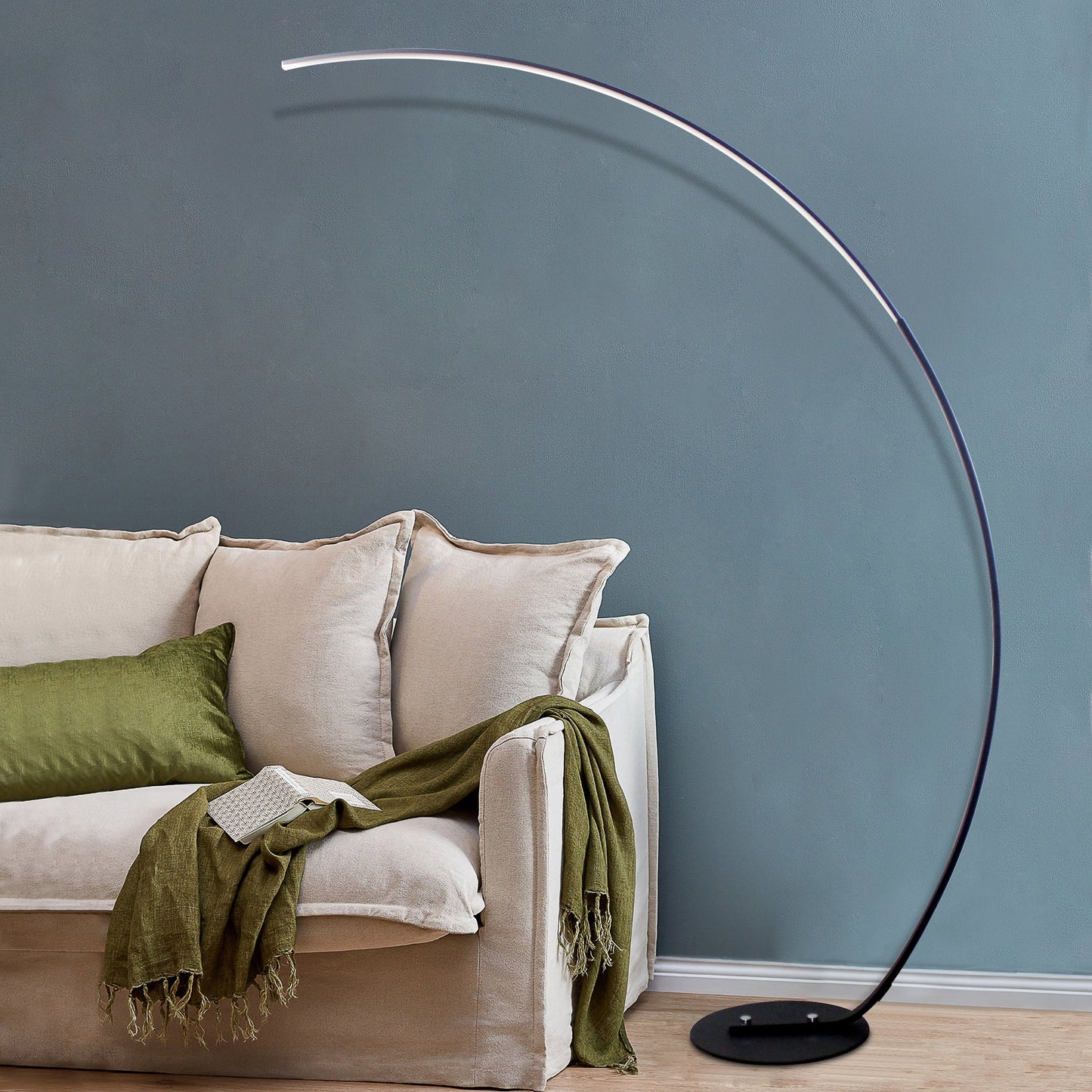 RGBW Modern Curve Floor Lamp for Ambience