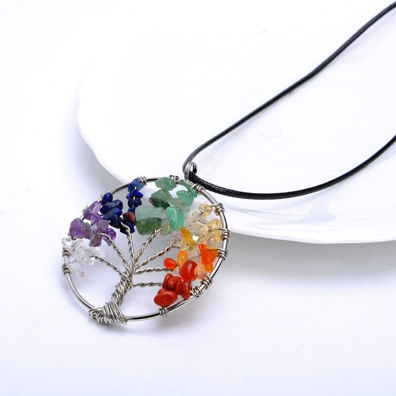 Tree of Life Chakra Necklace