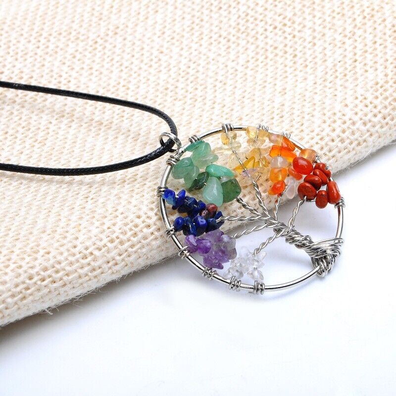 Tree of Life Chakra Necklace