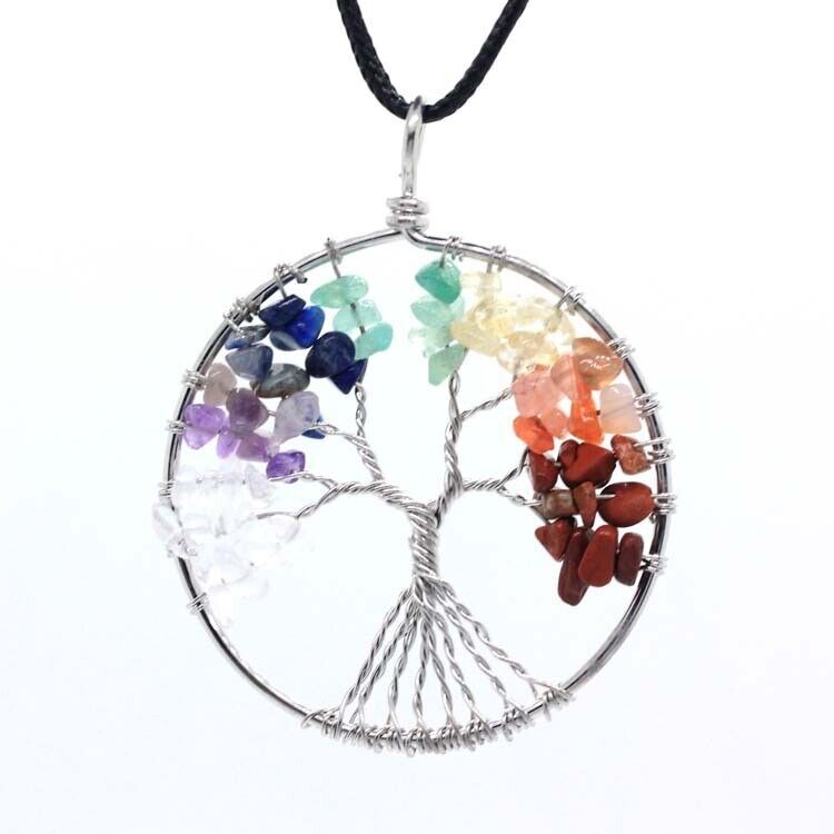 Tree of Life Chakra Necklace