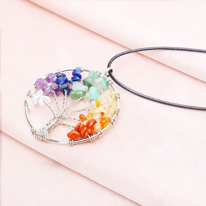 Tree of Life Chakra Necklace