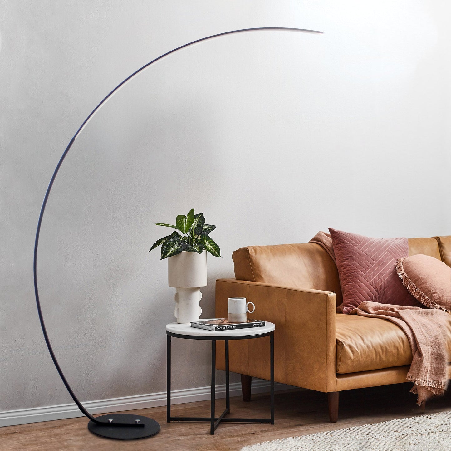 RGBW Modern Curve Floor Lamp for Ambience