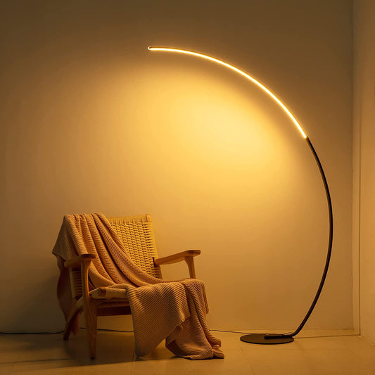 RGBW Modern Curve Floor Lamp for Ambience