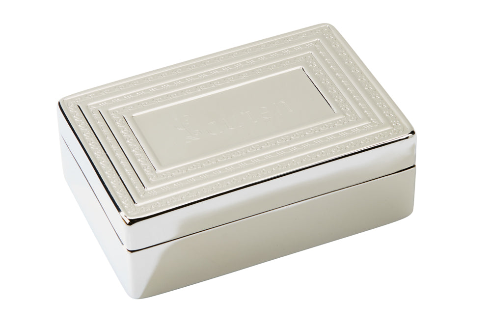 Rect Lift Top Jewellery Box