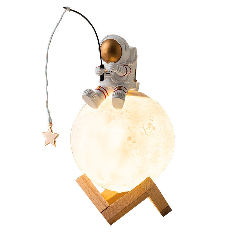 Astronaut Figurines Home Decoration Night Light