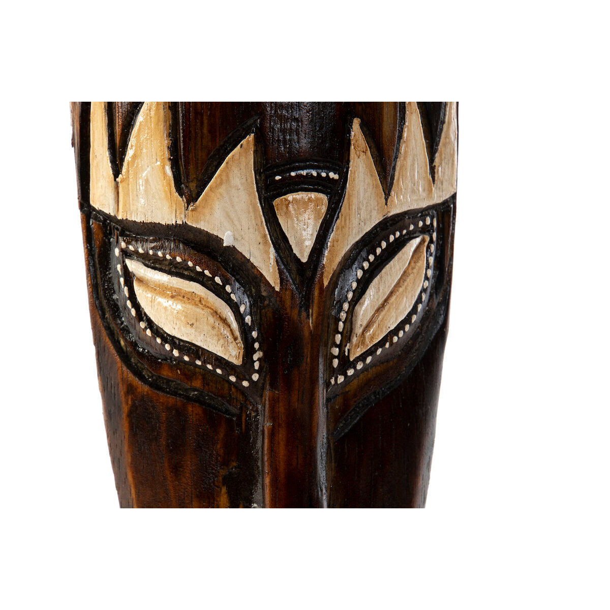 Dark Brown Colonial Mask Wall Decoration