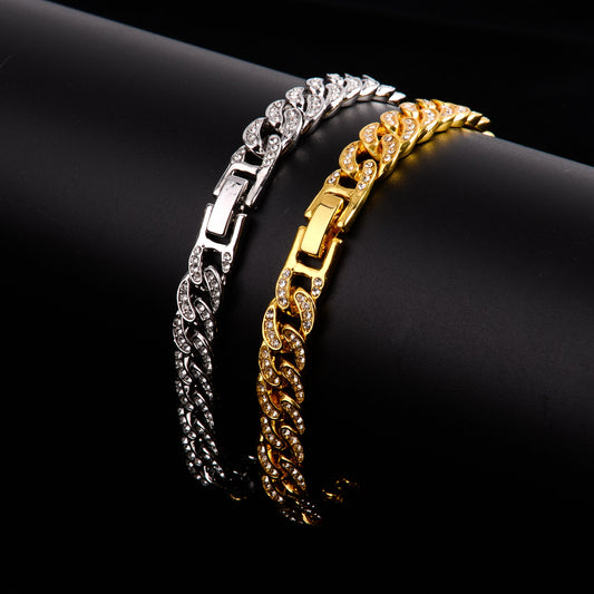 Iced Out Cuban Bracelets for Men
