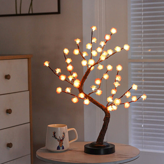 Autumn Amber Leaf Light