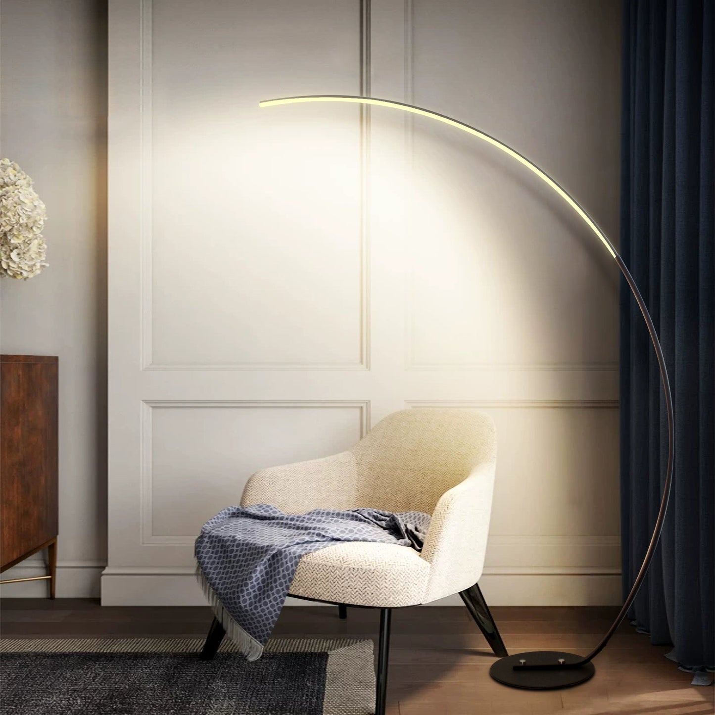 RGBW Modern Curve Floor Lamp for Ambience