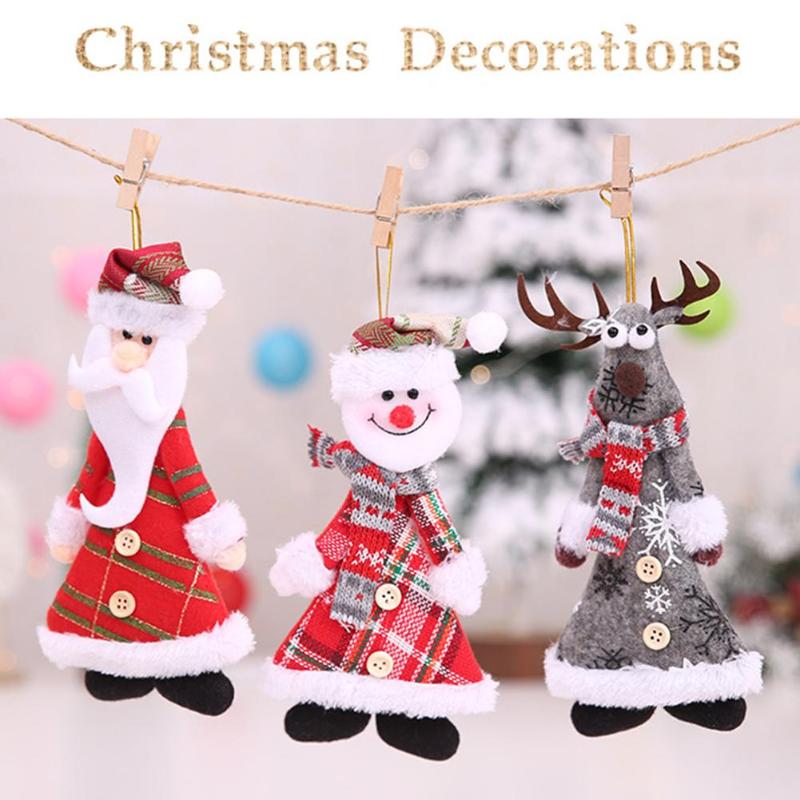 Christmas Decorations for Home Santa Claus Snowman