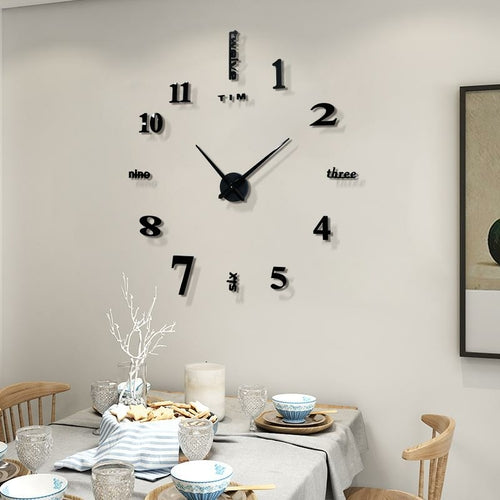 Giant 3D Clock For Home/Office Decoration