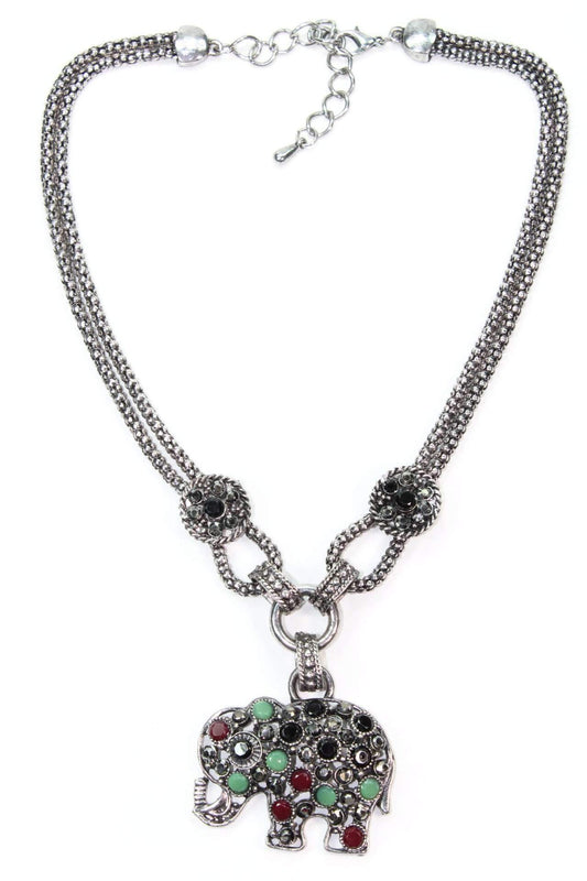 Dazzling Elephant Necklace for Ladies