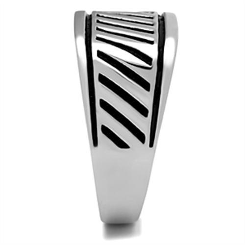 Stainless Steel Lined Ring for Men