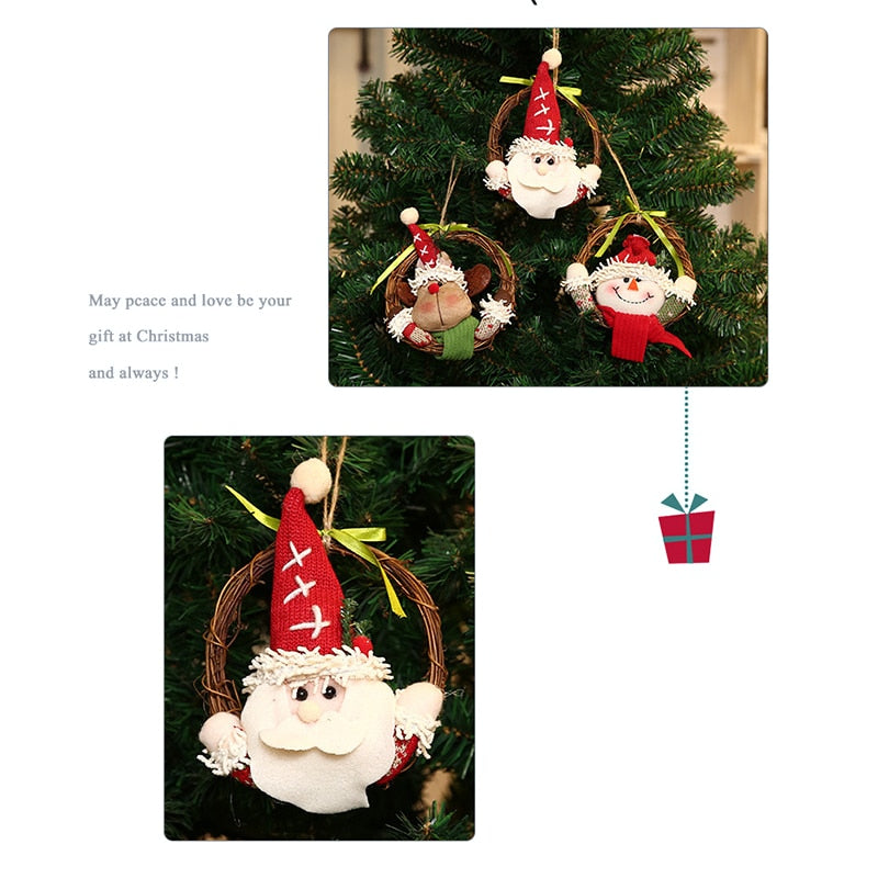 Xmas Tree Hanging Ornaments Decoration For Home