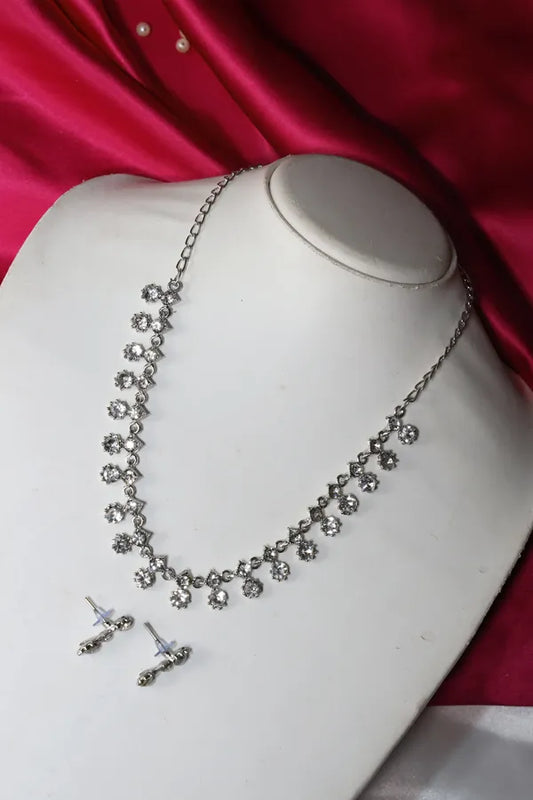 Silver Indian Style Jewellery Set for Ladies