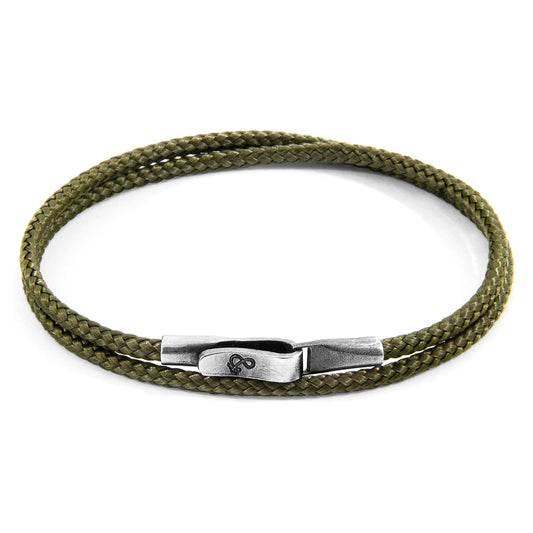 Khaki Green Rope Bracelet for Men