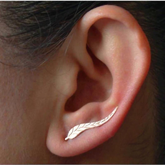 Leaf Crawler Earrings for Ladies