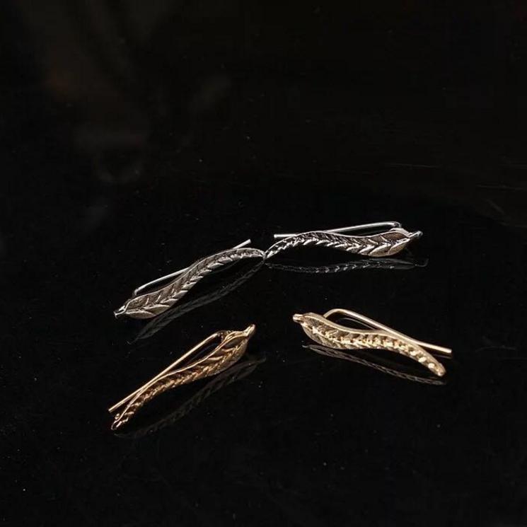 Leaf Crawler Earrings for Ladies