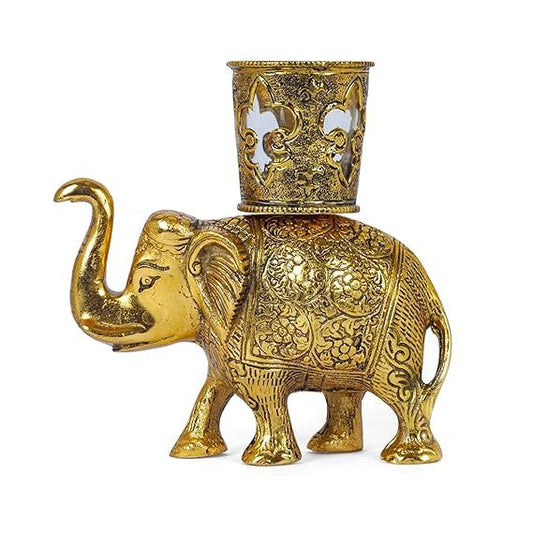 Hand Crafted Elephant Tealight