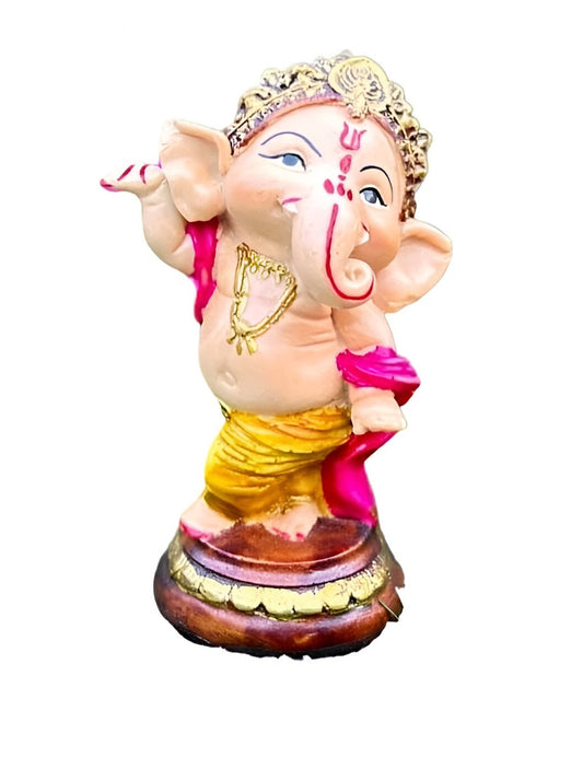 Dancing Lord Ganesha Idol – Handcrafted Decorative Statue