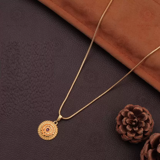 Traditional Indian Chain with Pendant of Sun for Men