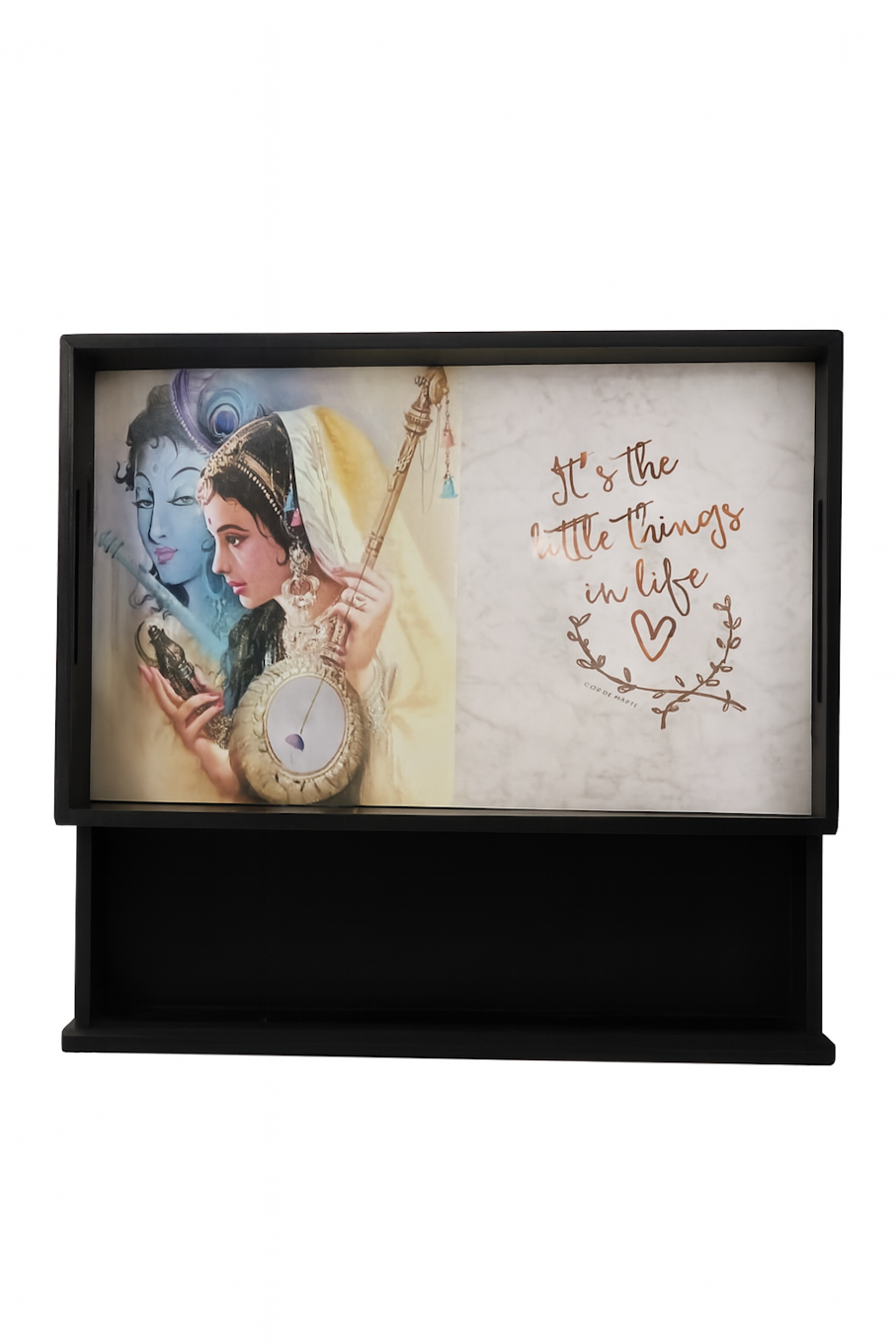 Decorative Wall Shelf Radha Krishna Art