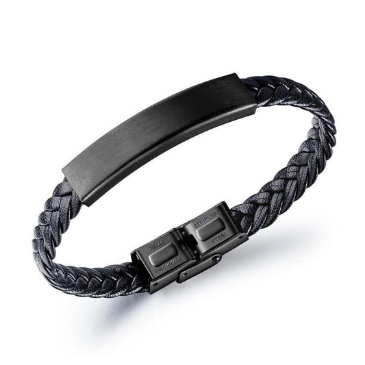 Black Charm Bracelet for Men